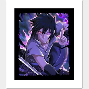 SASUKE UCHIHA MERCH VTG Posters and Art